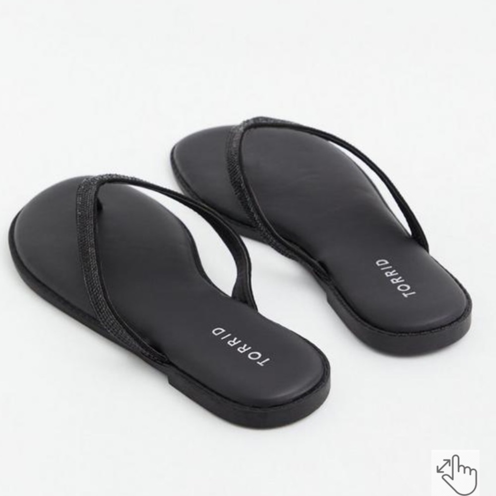 Torrid Rhinestone Flip Flop (WW) - Picture 2 of 6